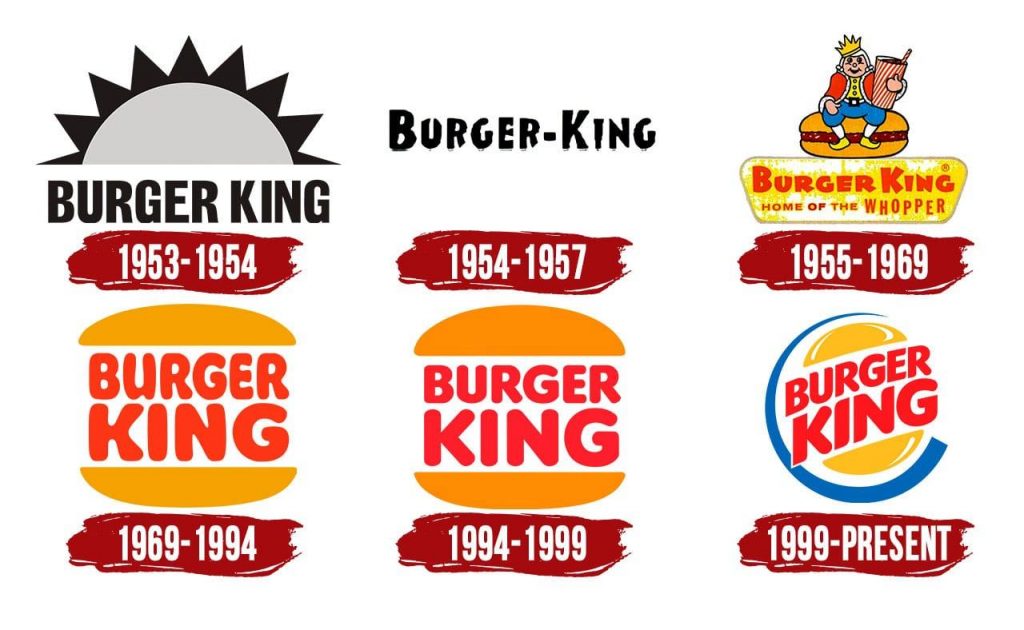 Burger King rebrand old logos